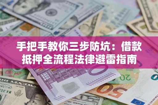 武汉手把手教你三步防坑：借款抵押全流程法律避雷指南