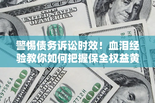 武汉警惕债务诉讼时效！血泪经验教你如何把握保全权益黄金期