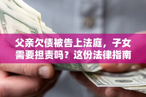 武汉父亲欠债被告上法庭，子女需要担责吗？这份法律指南必须看完