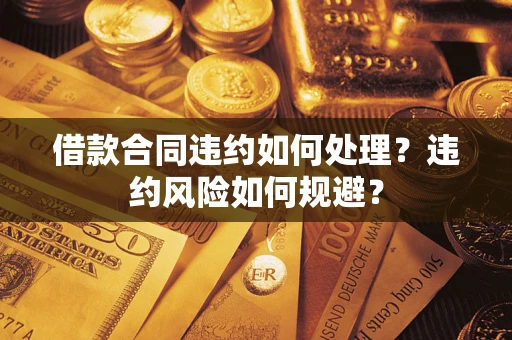 武汉借款合同违约如何处理？违约风险如何规避？