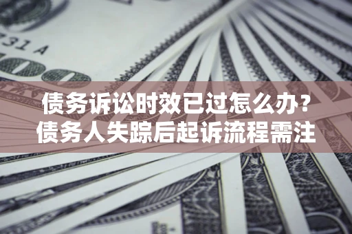 武汉债务诉讼时效已过怎么办？债务人失踪后起诉流程需注意什么？